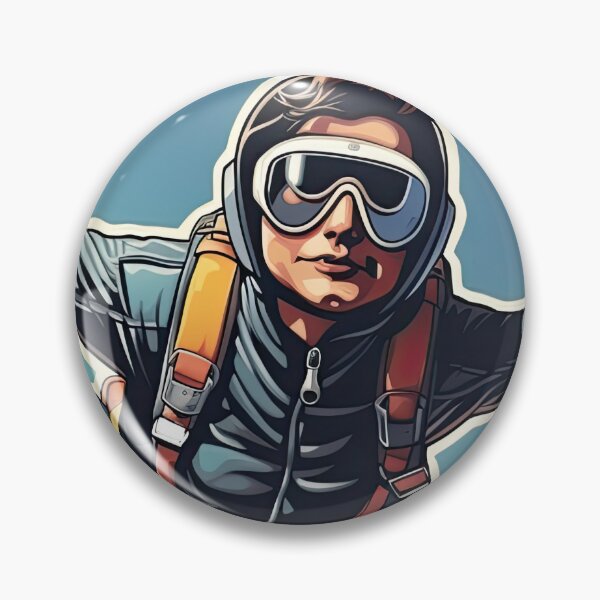 Item preview, Man falls with a parachute designed and sold by abmkf.