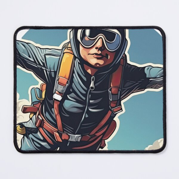 Item preview, Man falls with a parachute designed and sold by abmkf.