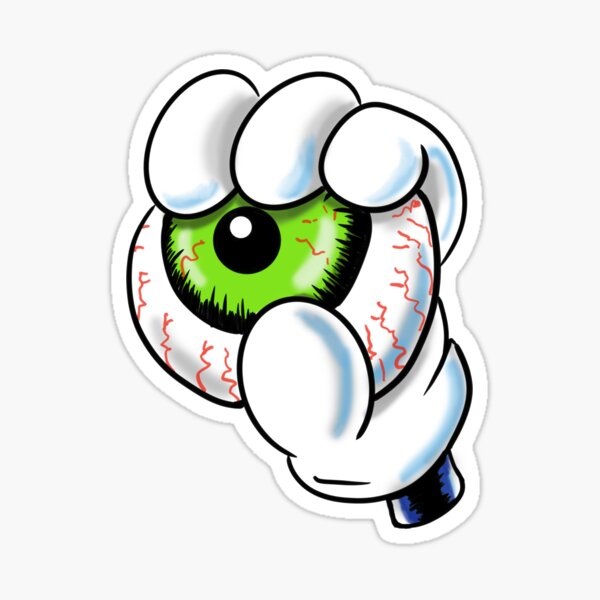 Scratch one eyeball Sticker for Sale by silentlyrob668