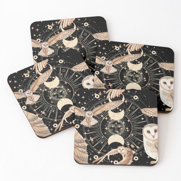 Item preview, Celestial Owls designed and sold by ArtofAddison.