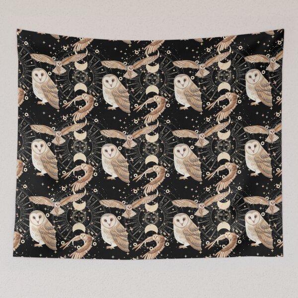 Item preview, Celestial Owls designed and sold by ArtofAddison.