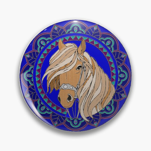 Item preview, Horse With Mandala designed and sold by m2inspiration.