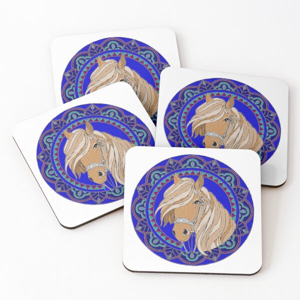 Item preview, Horse With Mandala designed and sold by m2inspiration.