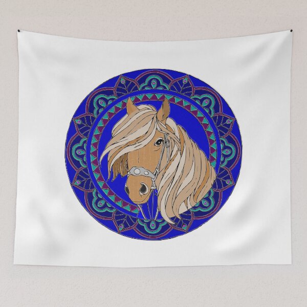 Item preview, Horse With Mandala designed and sold by m2inspiration.