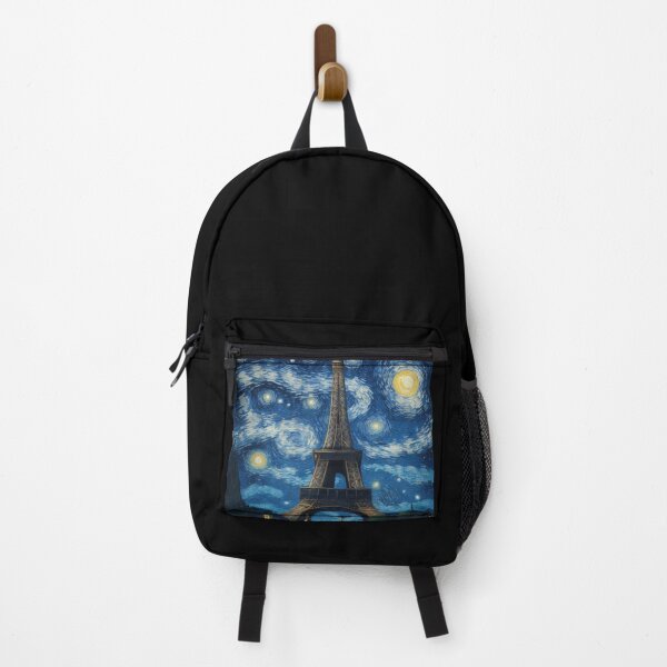 Item preview, Starry night in Paris Van Gogh Starry Night Eiffel Tower designed and sold by Vangoholic.