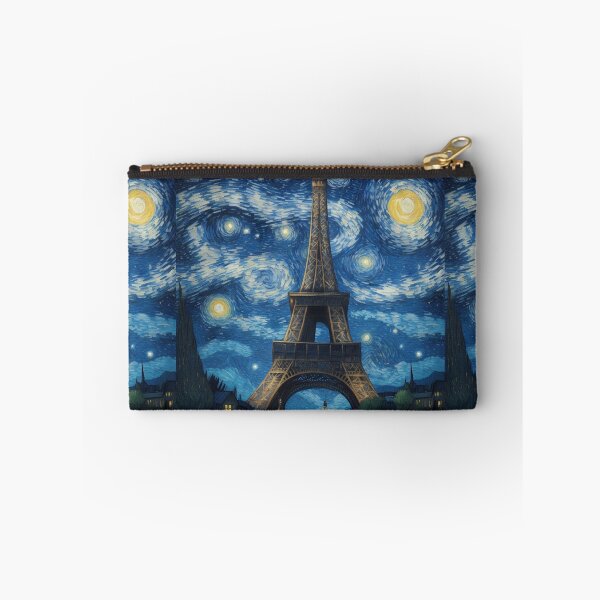 Item preview, Starry night in Paris Van Gogh Starry Night Eiffel Tower designed and sold by Vangoholic.