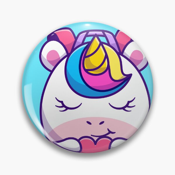 Item preview, Unicorn's Heartfelt Treasure: Cute Unicorn with Love Heart Bag Cartoon Vector Icon Illustration designed and sold by hjian8219.