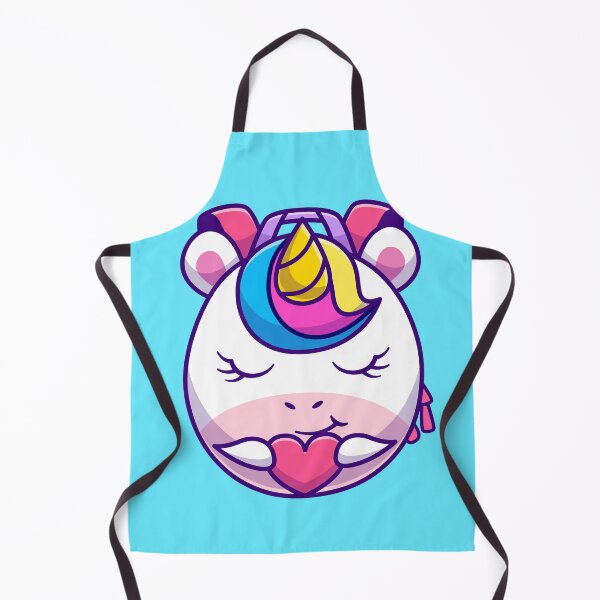 Item preview, Unicorn's Heartfelt Treasure: Cute Unicorn with Love Heart Bag Cartoon Vector Icon Illustration designed and sold by hjian8219.