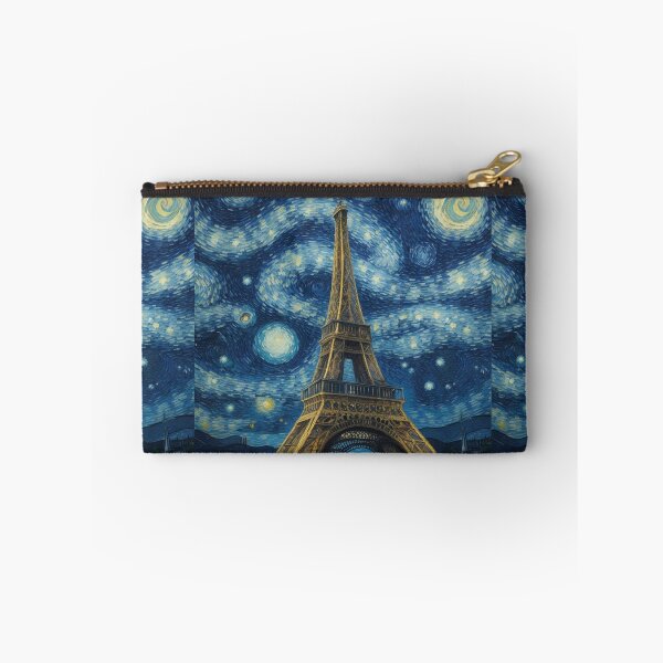 Item preview, Starry night in Paris Van Gogh Starry Night Eiffel Tower designed and sold by Vangoholic.