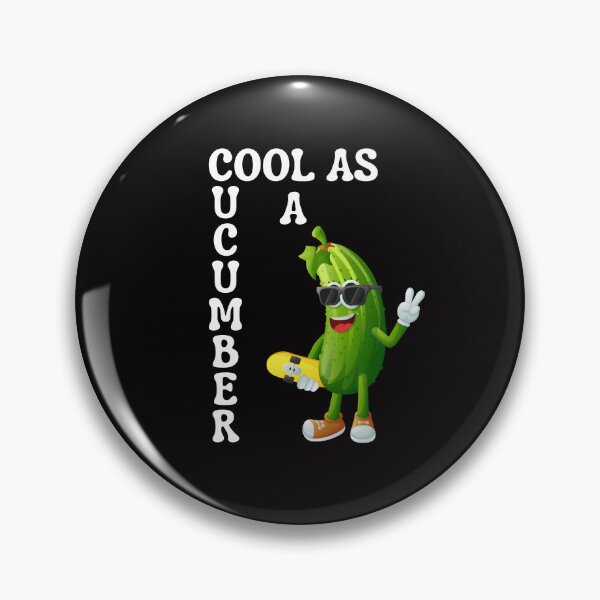Item preview, Funny Cucumber Cool As A Cucumber Skateboarding Chill designed and sold by MagicSD Designs.