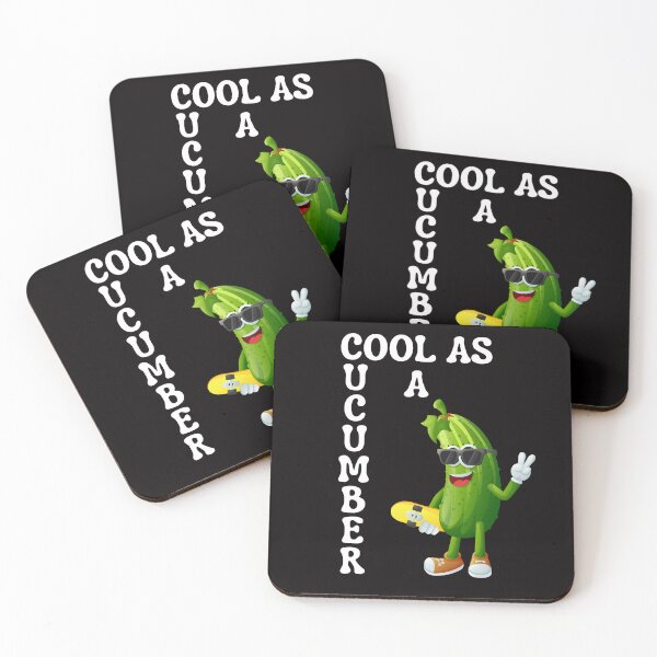 Item preview, Funny Cucumber Cool As A Cucumber Skateboarding Chill designed and sold by MagicSD Designs.