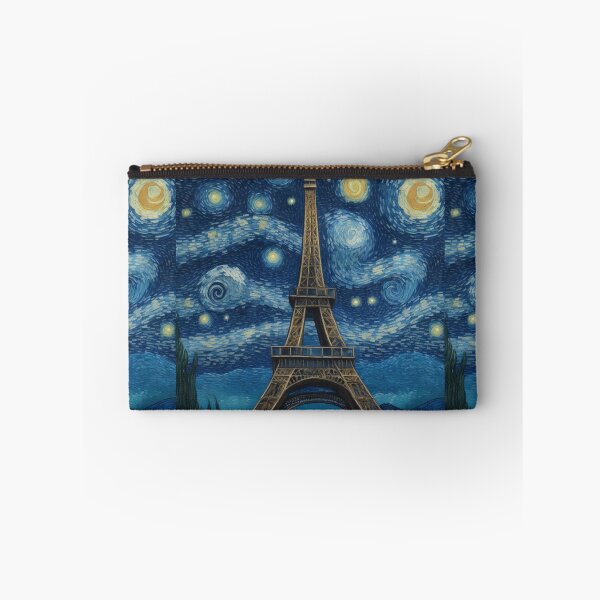Item preview, Starry night in Paris Van Gogh Starry Night Eiffel Tower designed and sold by Vangoholic.