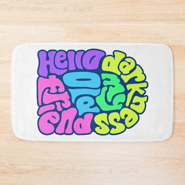 Item preview, Hello Darkness Word Art designed and sold by Unhinged Heather.