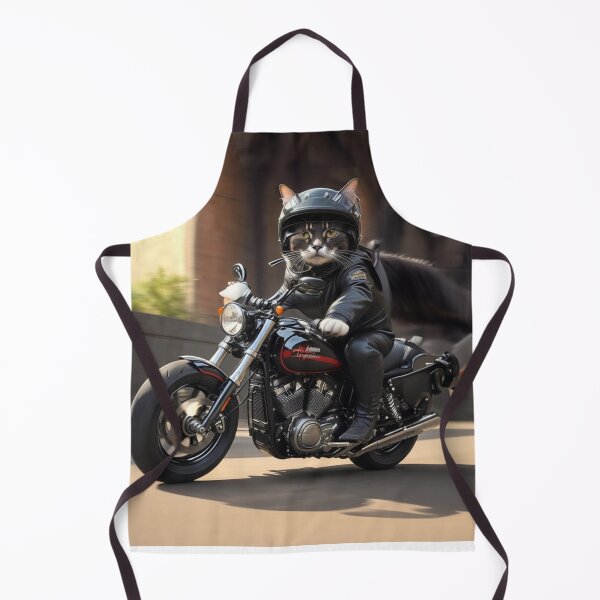 Item preview, Cat on a big motorbike designed and sold by Glamalt.