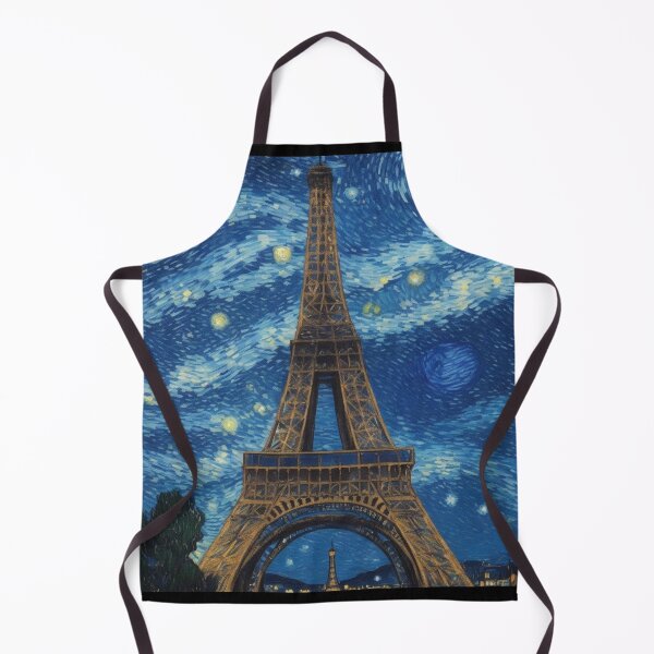 Item preview, Starry night in Paris Van Gogh Starry Night Eiffel Tower designed and sold by Vangoholic.