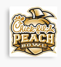 chick fil a peach bowl Canvas Print