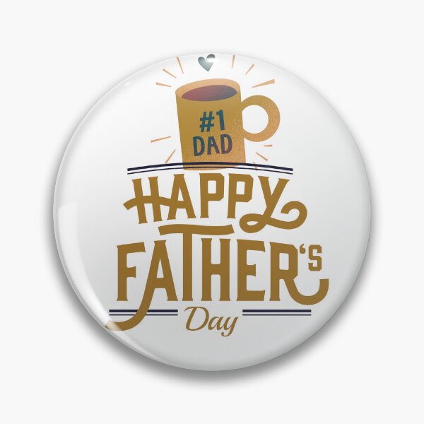 Item preview, Happy Father's Day, #1 DAD. designed and sold by ROZWALCZ.