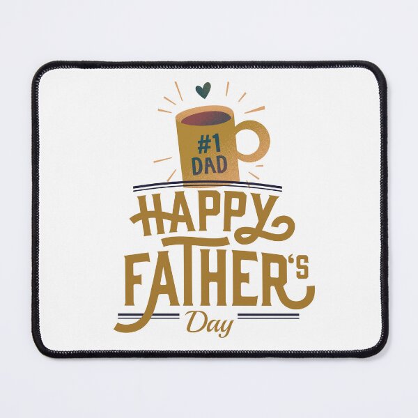 Item preview, Happy Father's Day, #1 DAD. designed and sold by ROZWALCZ.