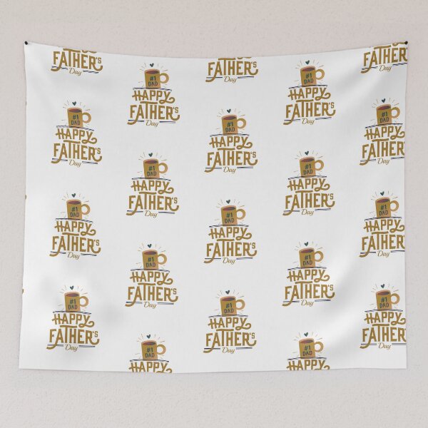 Item preview, Happy Father's Day, #1 DAD. designed and sold by ROZWALCZ.