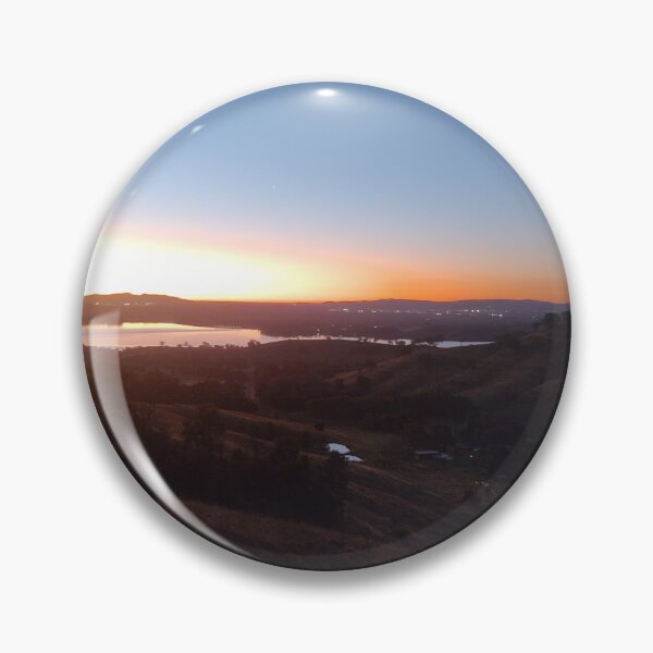 Item preview, light sunset lookout over lake designed and sold by Elskwid.