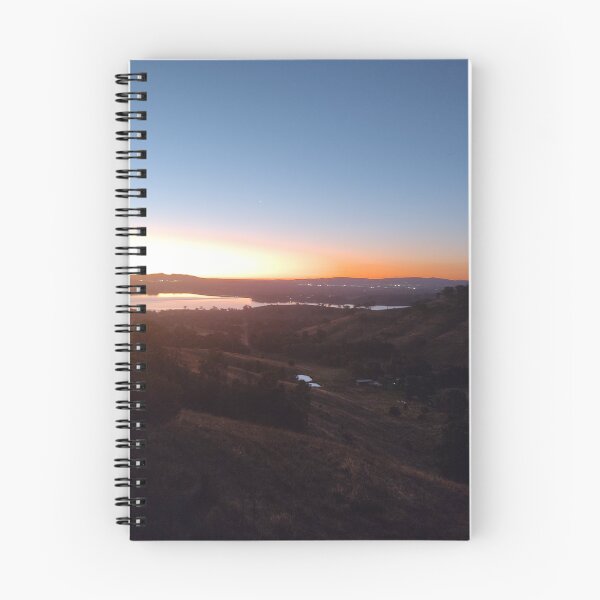 Item preview, light sunset lookout over lake designed and sold by Elskwid.