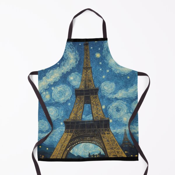 Item preview, Starry night in Paris Van Gogh Starry Night Eiffel Tower designed and sold by Vangoholic.