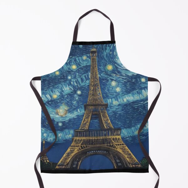 Item preview, Starry night in Paris Van Gogh Starry Night Eiffel Tower designed and sold by Vangoholic.