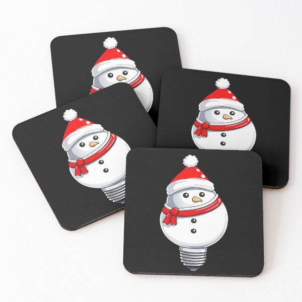 Item preview, Kawaii Snowman Light Bulb designed and sold by PiggyWonka.