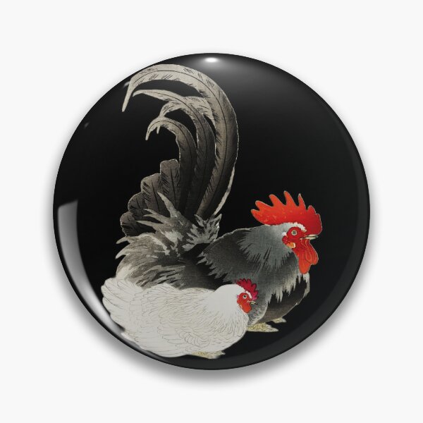 Item preview, Painted Rooster and Hen designed and sold by ToadsWorkshop.