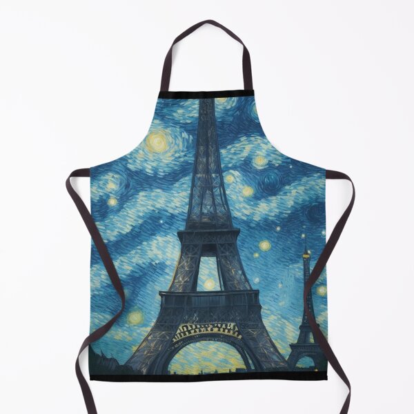 Item preview, Starry night in Paris Van Gogh Starry Night Eiffel Tower designed and sold by Vangoholic.