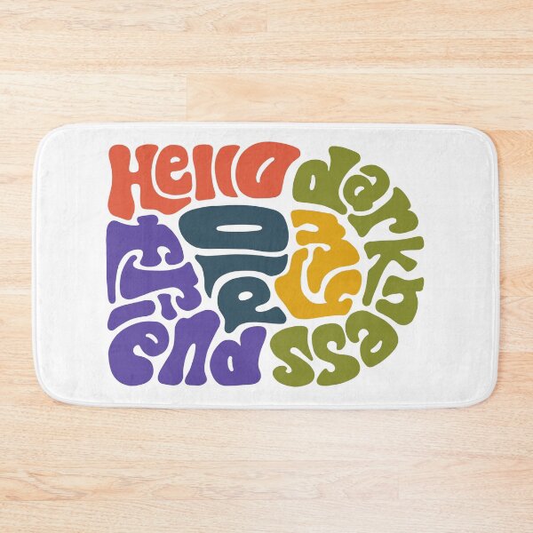 Item preview, Hello Darkness Word Art designed and sold by Unhinged Heather.
