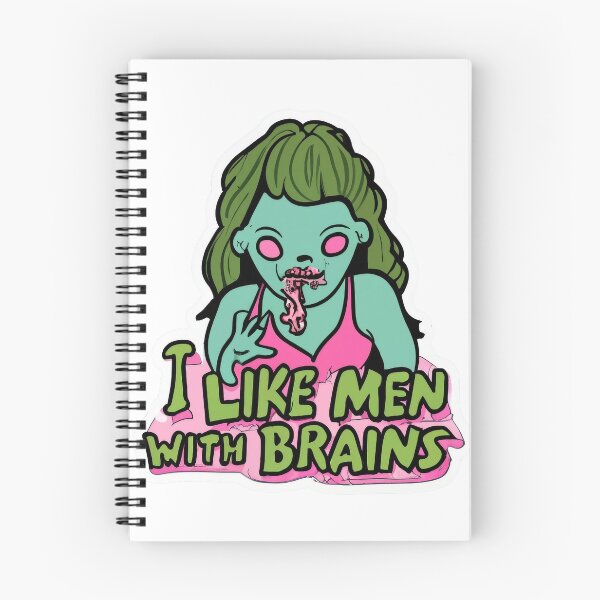 Item preview, Zombie Girl - I Like Men With Brains designed and sold by lee2021.
