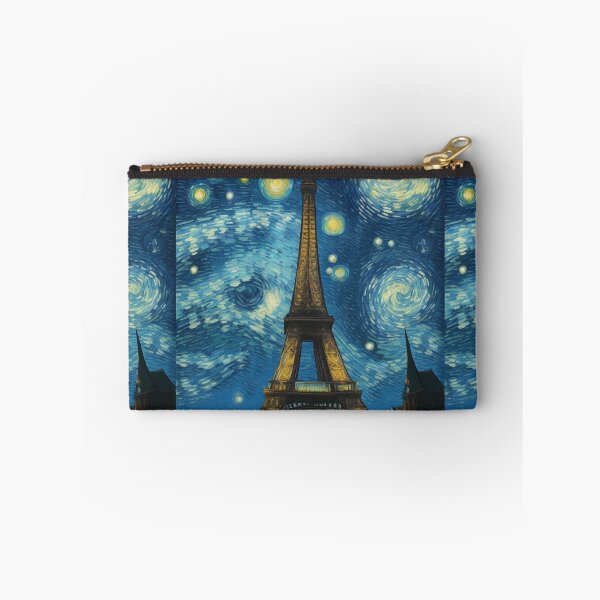 Item preview, Starry night in Paris Van Gogh Starry Night Eiffel Tower designed and sold by Vangoholic.