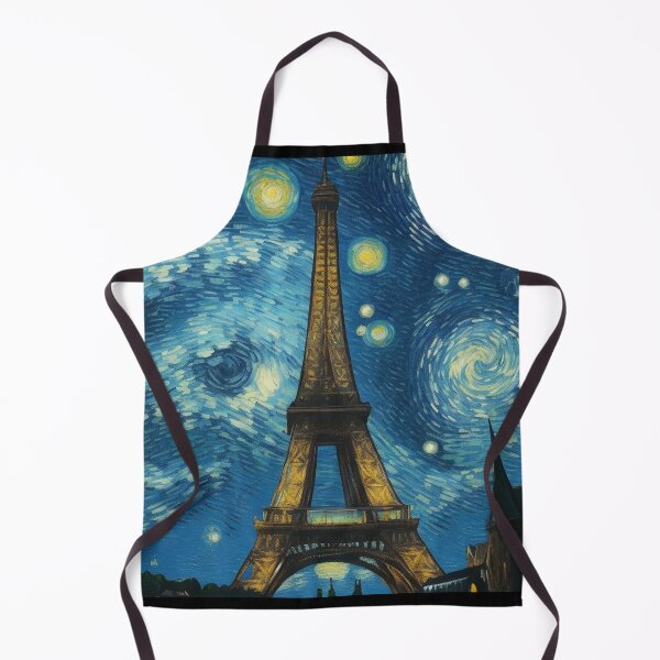 Item preview, Starry night in Paris Van Gogh Starry Night Eiffel Tower designed and sold by Vangoholic.