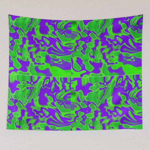 Item preview, Purple and green graffiti splash’s  designed and sold by Artistkhg.
