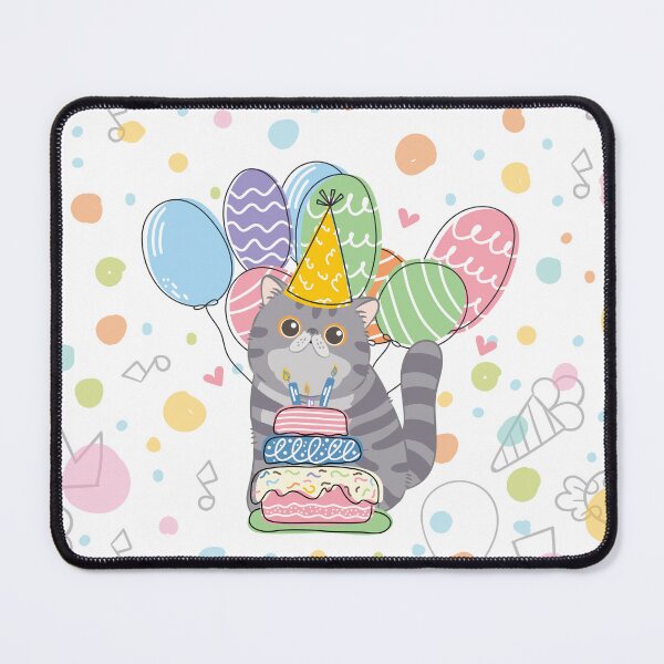 Item preview, Lilac Tabby Exotic Shorthair Persian Cat Birthday Party designed and sold by lulululupaint.