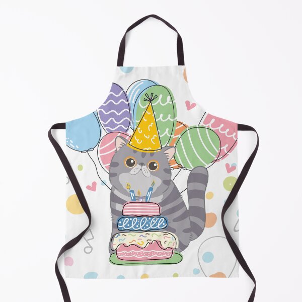 Item preview, Lilac Tabby Exotic Shorthair Persian Cat Birthday Party designed and sold by lulululupaint.