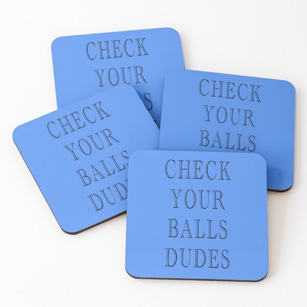 Item preview, Check your Balls Duded designed and sold by October Angel Design's.