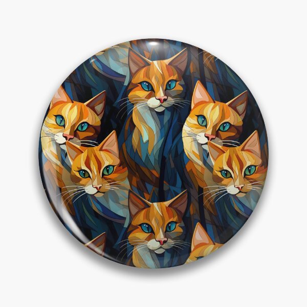 Item preview, Three Orange Cats Pattern 1 designed and sold by SeeFutureDreams.