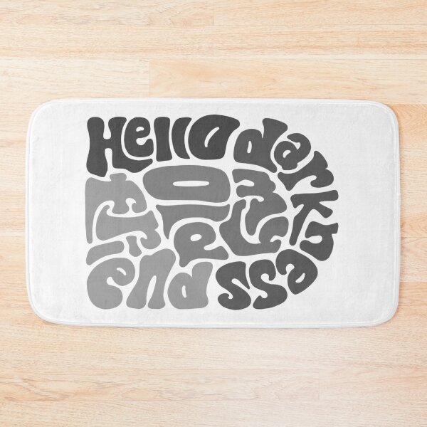 Item preview, Hello Darkness Word Art designed and sold by Unhinged Heather.