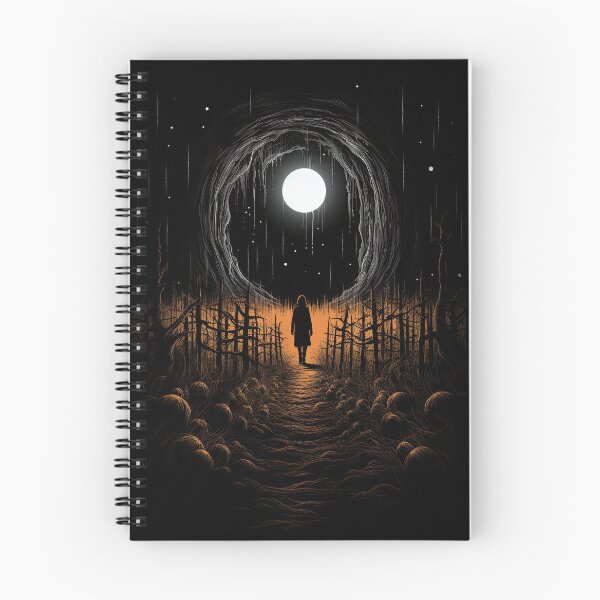 Item preview, Human standing in a desolate landscape against full moon designed and sold by eyestetix.
