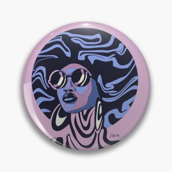 Item preview, Unbothered Afro Moonlight designed and sold by ChelArts.