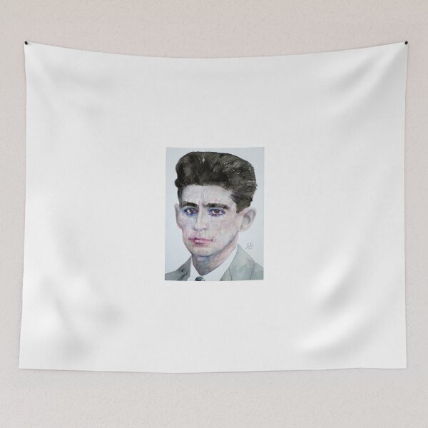 Item preview, FRANZ KAFKA - watercolor portrait designed and sold by lautir.