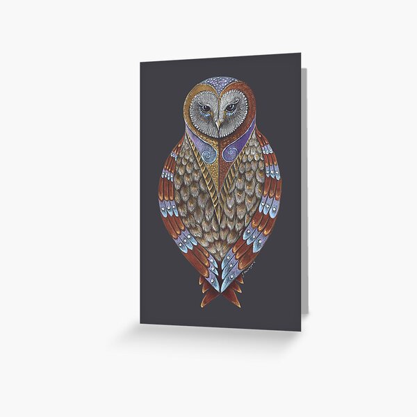 Owl Totem Greeting Card