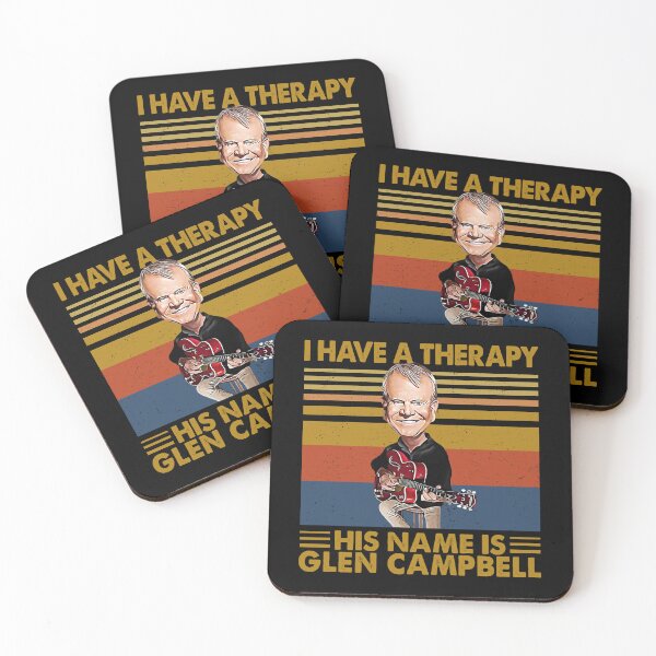 Item preview, I Have A Therapy His Name Is Glen Campbell Legend Retro designed and sold by Neeley-Dulcie.