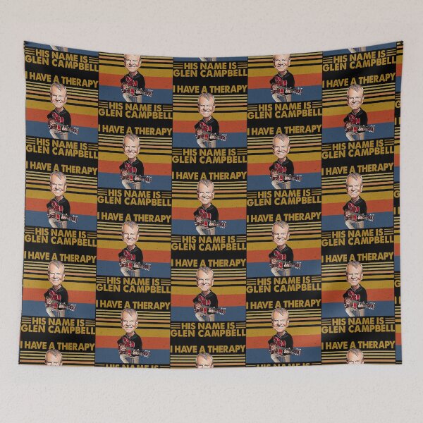 Item preview, I Have A Therapy His Name Is Glen Campbell Legend Retro designed and sold by Neeley-Dulcie.