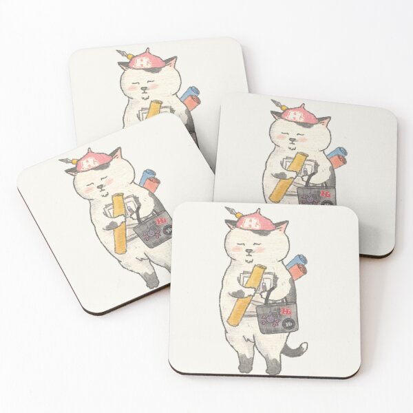 Item preview, Back to school Spot White Cats - Hairball Social Club Family designed and sold by OzzyMac.