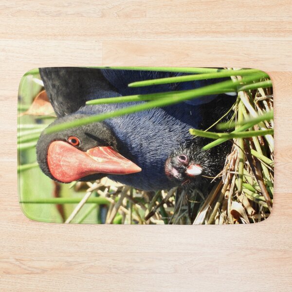 Item preview, Australasian  Swamphen with chick  designed and sold by Mark Grimsley.