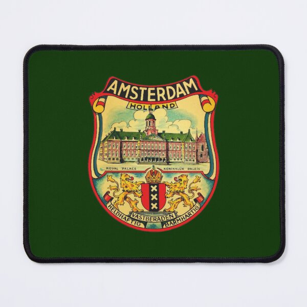 Item preview, Amsterdam Vintage Travel Decal designed and sold by yoshikocummings.