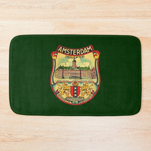 Item preview, Amsterdam Vintage Travel Decal designed and sold by yoshikocummings.